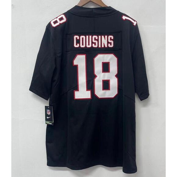 Kirk Cousins Atlanta Falcons Jersey Black Nike - Picture 2 of 2
